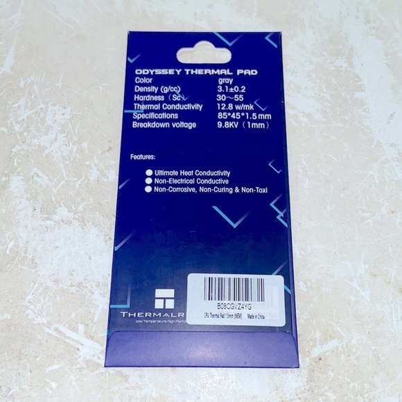 Extreme Odyssey Thermal Pad 1.5mm NWT​​​​ - Picture 2 of 7